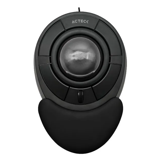 Mouse Ergonómico Acteck Trackball Art X Mi787 Alámbrico