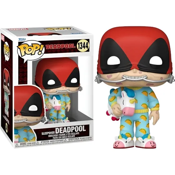 Funko Pop Sleepover Deadppool #1344 Parody Marvel Pijamada