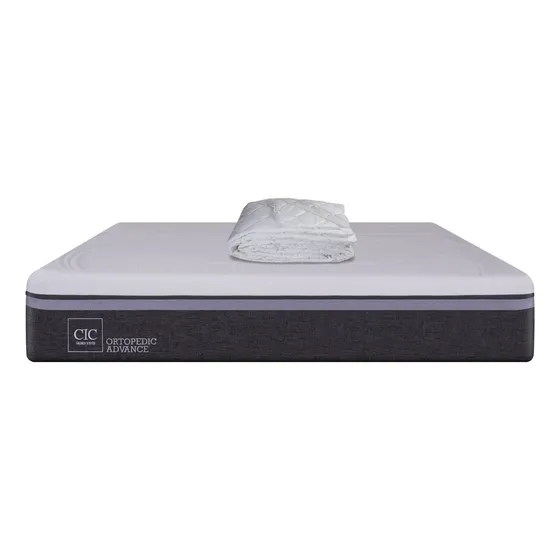 Colchón 2 Plazas Cic Ortopedic Advance + Cubre Colchón