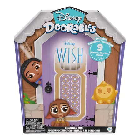 Coleção 9 Bonecos Colecionáveis Wish - Doorables Disney