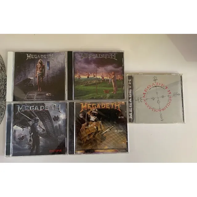 Megadeth Cd Usados Hechos En Japon