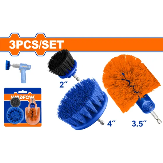 Juego De Cepillos Multiusos 3pzs 2,5''-3,5''-4'' Wadfow