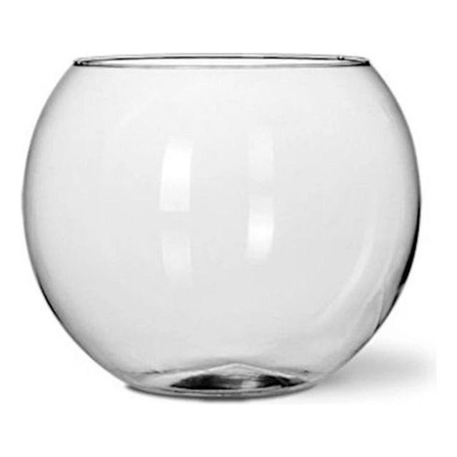 Vaso Aquário Vidro Redondo 2l Para Decoração Terrario Vaso Aquário Vidro Redondo 2l Para Decoração Terrario