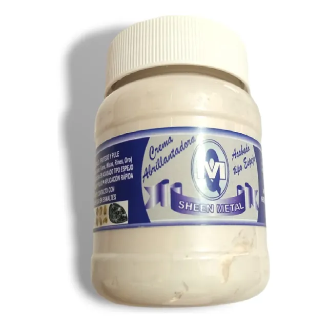 Crema Abrillantadora Para Pulir Faros, Mica, Cromo Y Rines