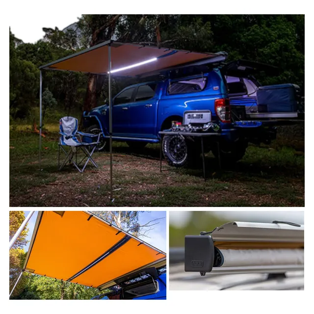 Toldo Lateral 4x4 Rústico Arb Con Led 200cm X 250cm