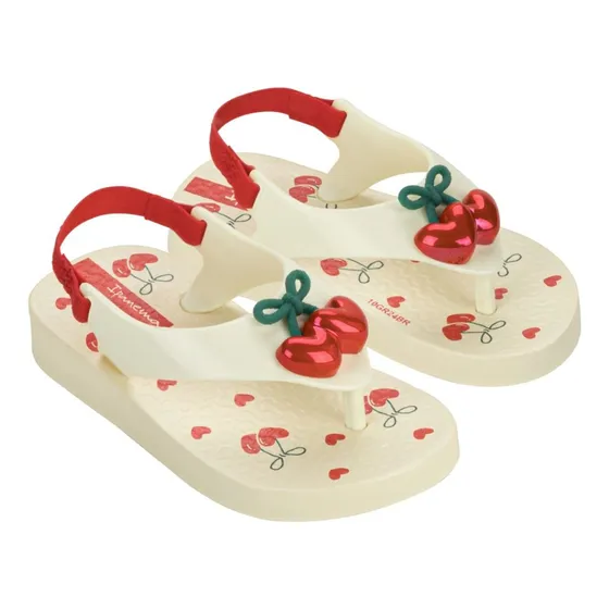 Sandalias Bebe Ipanema Cerezas  Beige