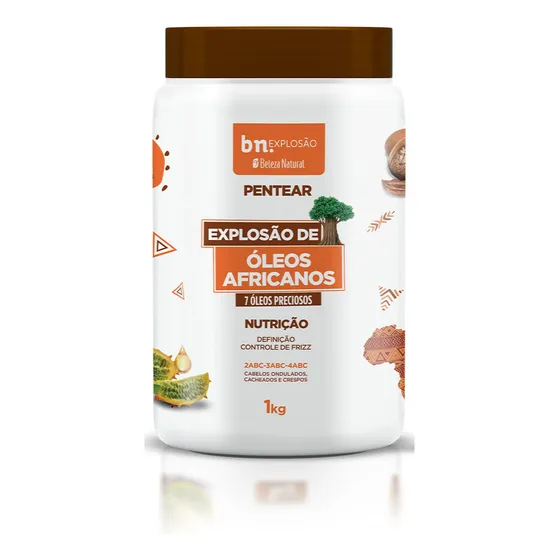 Creme de Pentear Beleza Natural Óleos Africanos 1Kg