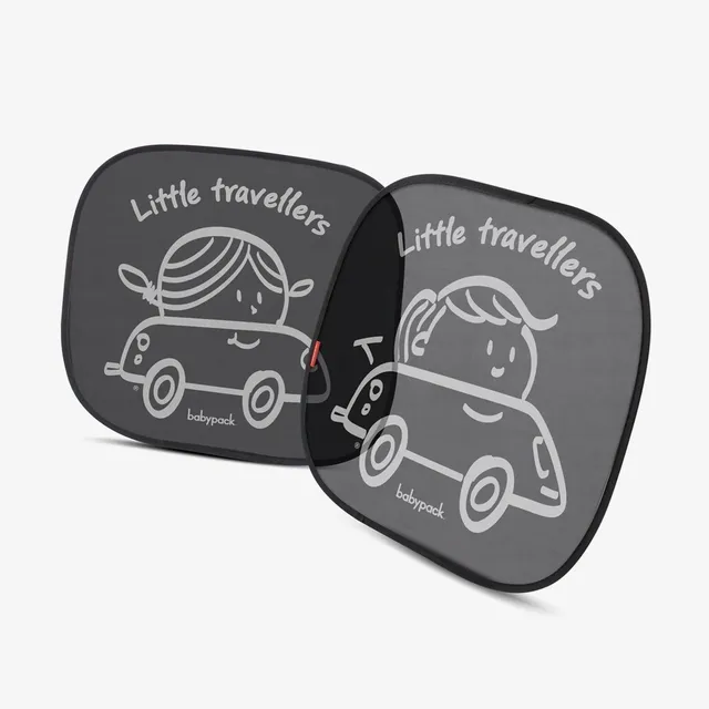 Parasoles Negros Para Auto Babypack Con Ventosa