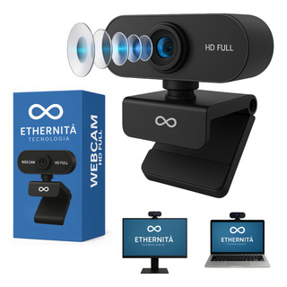 Webcam Camera 1080p Usb Com Microfone Integrado - Ethernità Webcam Camera 1080p Usb Com Microfone Integrado - Ethernità
