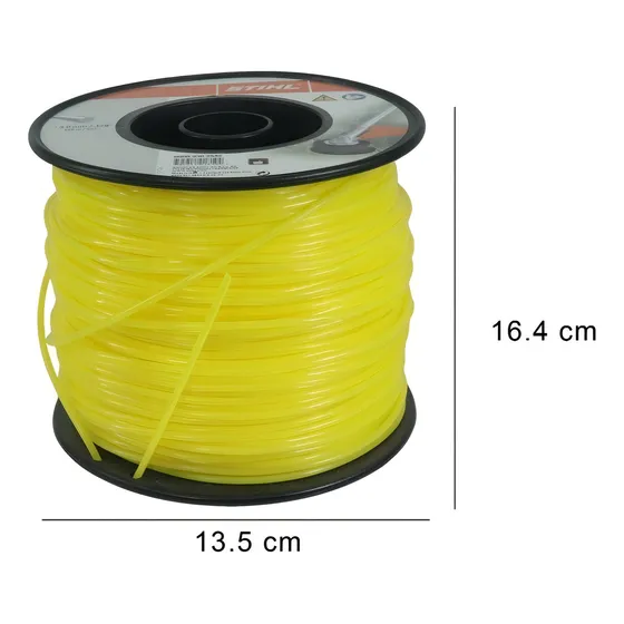 Hilo Desbrozador Stihl Redondo 3mm Amarillo 162m 00009302542