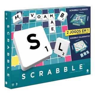 Jogo De Tabuleiro Scrabble Palavras Cruzadas 2 Em 1 - Mattel Jogo De Tabuleiro Scrabble Palavras Cruzadas 2 Em 1 - Mattel