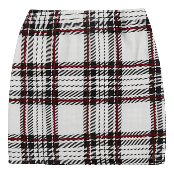 Falda Escocesa Essnce Plus Con Abertura Bajo Para Dama 0xl