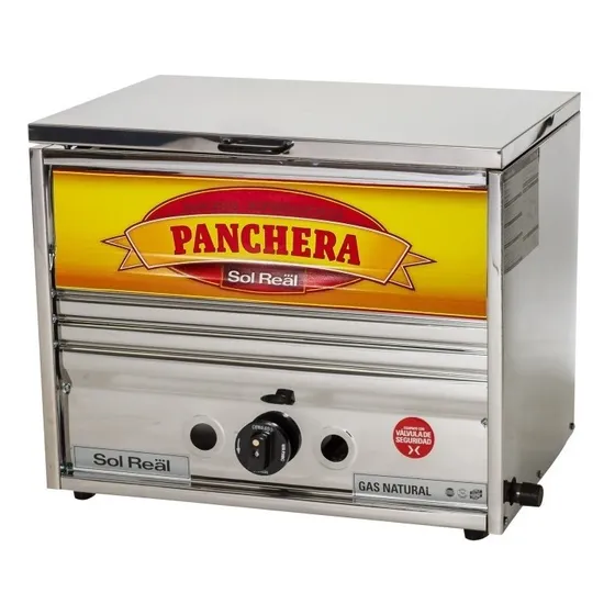 Panchera Sol Real Industrial Acero 52 Cms C Calienta Pan 054