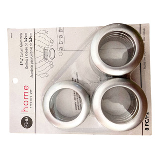 Ojillo Para Cortina 3.9 Cm Plástico Metalizado, Manual Plateado Ojillo Para Cortina 3.9 Cm Plástico Metalizado, Manual Plateado