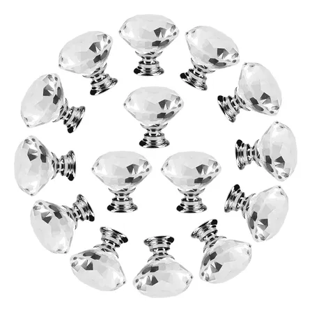 15 Puxador Móveis Porta Gaveta Armário Guarda Roupa Gabinete Branco