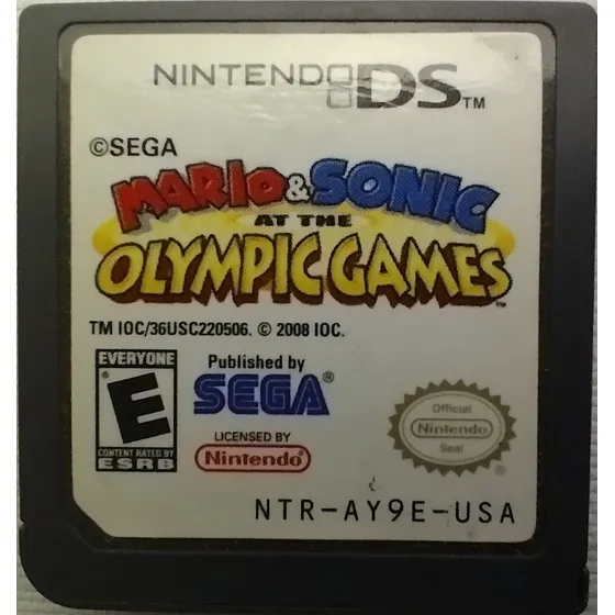 Mario & Sonic At The Olympic Games Nintendo Ds Original