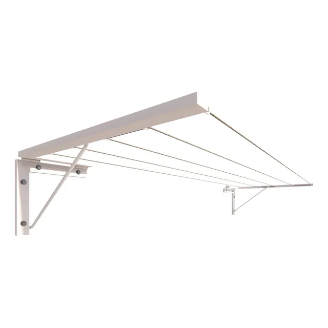 Tendedero Para Secar La Ropa 77cm X 3m De Largo Blanco