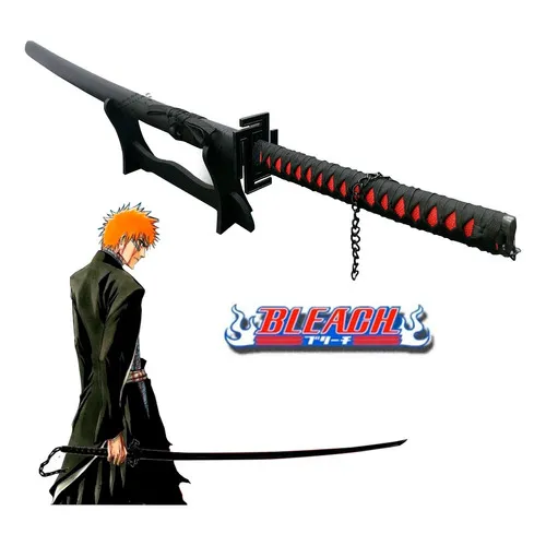 Katana Espada Tensa Zangetsu Ichigo Kurosaki Bleach 103 Cm