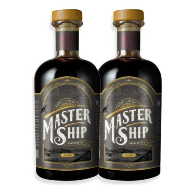 Master Ship Licor De Hierbas Kit X2u 750ml Argentina