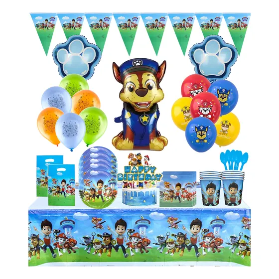 Pack Full Cumple Globos Cotillon Cucharas X10 Varios Diseños