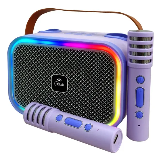Parlante Mlab My Lil' Dual Voice 09588 Morado Color Lila