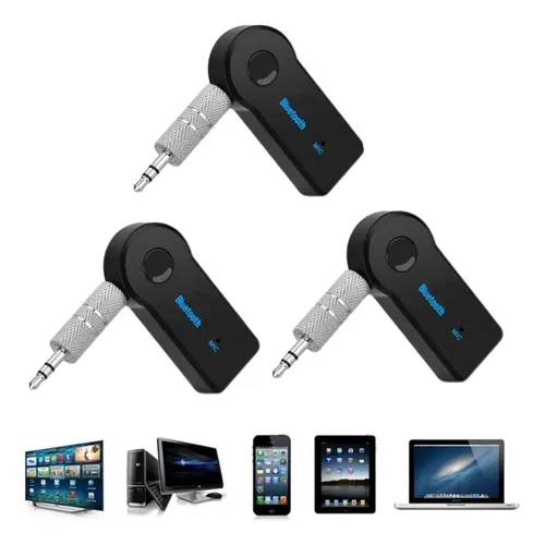 Transmisor Bluetooth 3.5mm Para Coche Y TV – Adaptador Inalámbrico Con Conexión Dual, Para Altavoces Y Auriculares Con Cable