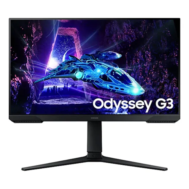 Monitor Gamer 24'' Samsung Odyssey G3 Fhd Va 180hz Curvo Negro