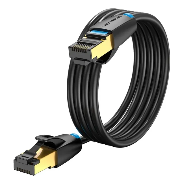 Cable Ethernet Vention Cat 8 Gigabit Red Lan 40gbps Reforzado Rj45 3m