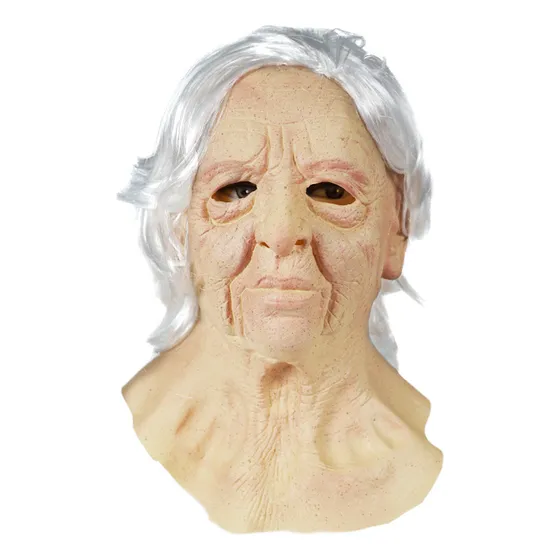 Máscaras De Látex De Rostro Humano De Anciano Realista 2024