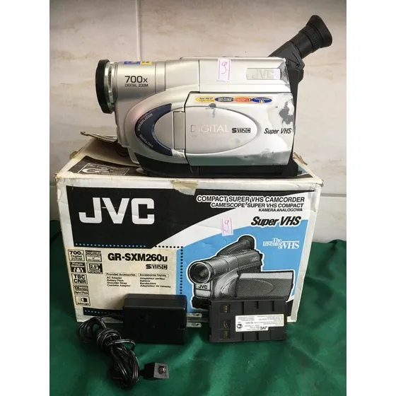 N°9 Câmera Vídeo Jvc - Não Funciona Sucata P/ Decorar