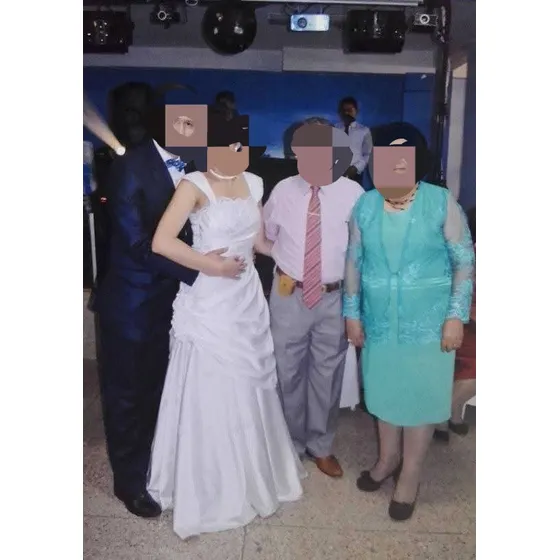 Vestido De Novia Blanco Talla M