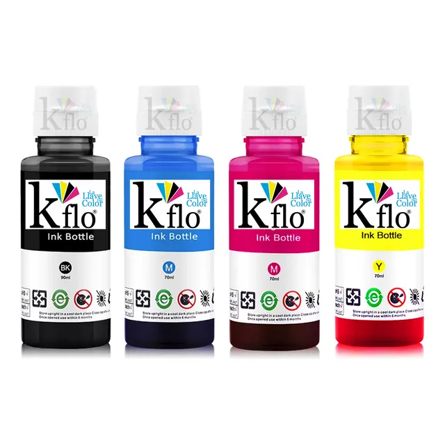 4 Botella Tinta Compatible Con Hp Gt51 Gt52 Gt5820 Y 5810