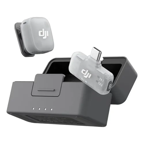 Dji Mic Mini: 1 Tx + 1 Rx, Microfone Lapela Sem Fio Compacto