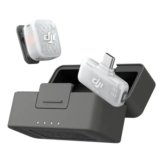 Dji Mic Mini 2s (1 Tx + 1 Mobile Rx + Charging Case) Negro
