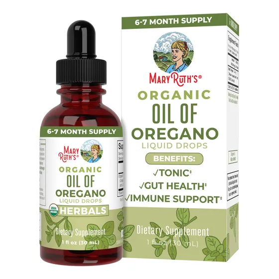 Suplemento De Aceite De Orégano Maryruth Organics, 30 Ml, Su