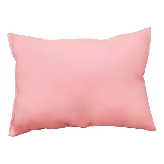 Almohada Color Liso Para Bebe Cuna O Coche Suave Y Lavable