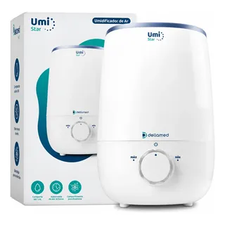 Umidificador De Ar 3,4 L Star - Dellamed Cor Branco Bivolt Branco