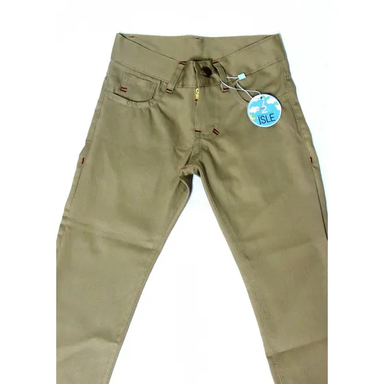 Pantalón Drill Para Niño Marca Isle