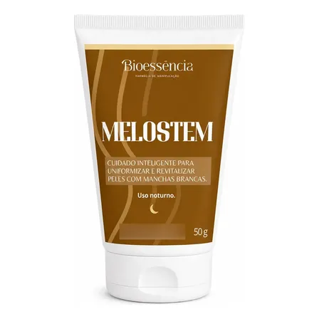 Creme Bioessência Melostem Para Tratar Manchas Brancas 50g Todo Tipo De Pele Dia/noite