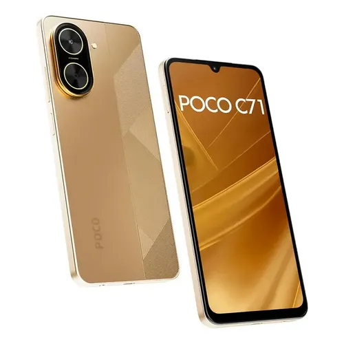 Celular Xiaomi Poco C75 Dual Sim 8gb Ram 256gb C + Cor Dourado