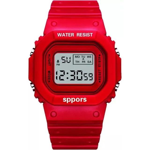 Reloj Pulsera Digital Deportivo Luminoso Resistente Agua 