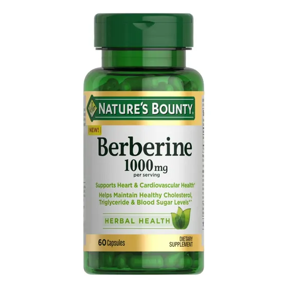 Suplemento Nature's Bounty Berberine 1000 Mg 60 Cápsulas