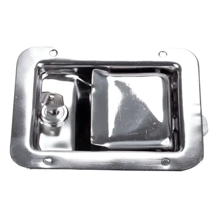 Fechadura Tranca Maleiro Reboque Trailer Motorhome Inox