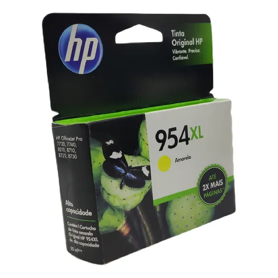 Cartucho Hp 954xl Amarelo L0s68ab 20ml