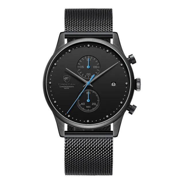 Cheetah Relojes De Hombre Analógico Cuarzo Cronógrafo 48sy4