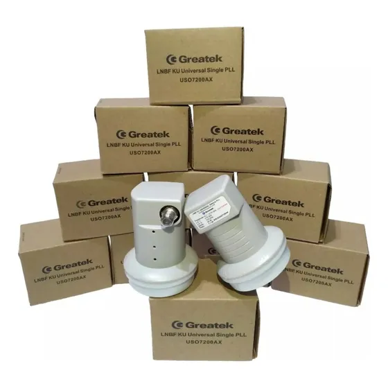 Lnb Ku Simples Universal Greatek Kit 15 Unidades