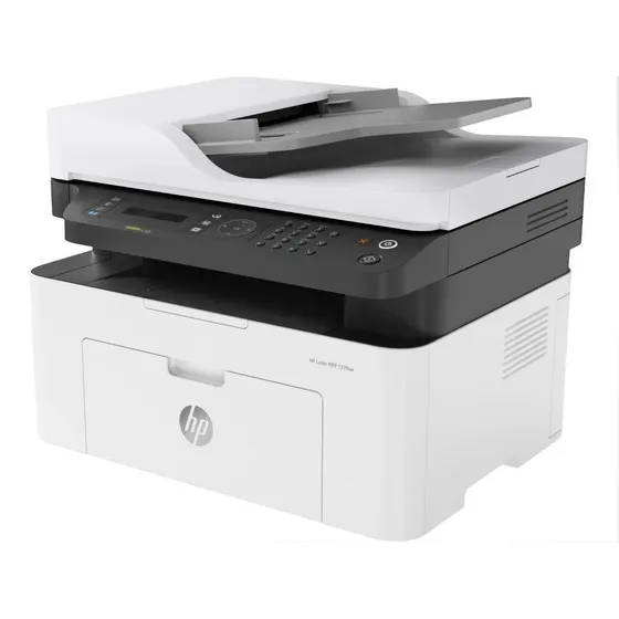 Impresora Multifuncional Hp Laser M137fnw Monocromática