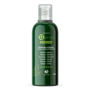 Shampoo 12 Ervas Tonificante 120ml Trihair Shampoo 12 Ervas Tonificante 120ml Trihair