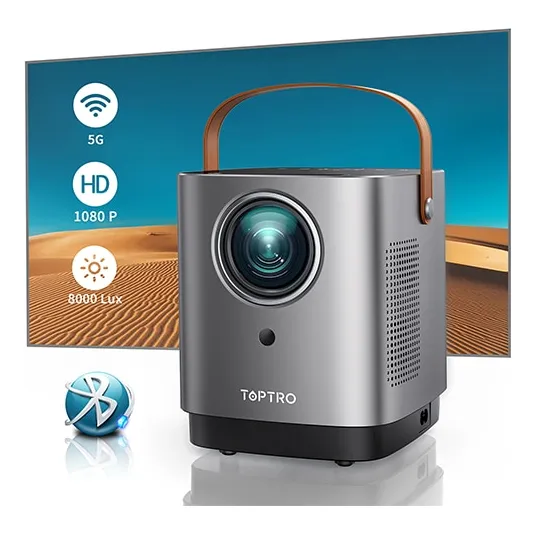 Proyector Portátil Wifi 5g Toptro Tr23 9200 Lúmenes 1080p