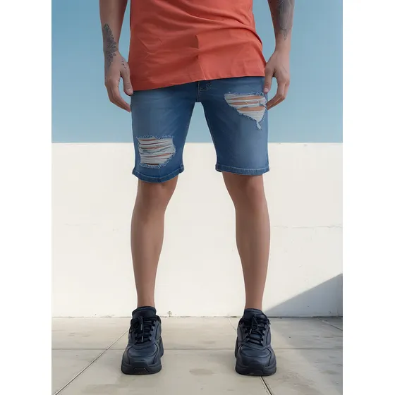 Bermuda Tukson Genova Hombre Slim Jean Primavera 2025